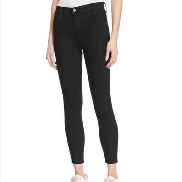 J Brand Alana Black Jeans with Crystal Decorations Dress Up Occasion Jeans - Picture 3 of 9